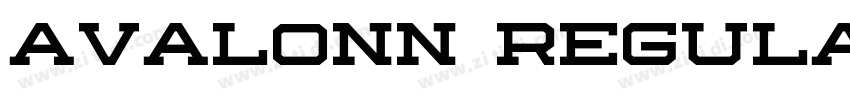 AvalonN Regular字体转换 AvalonN Regular字体转换